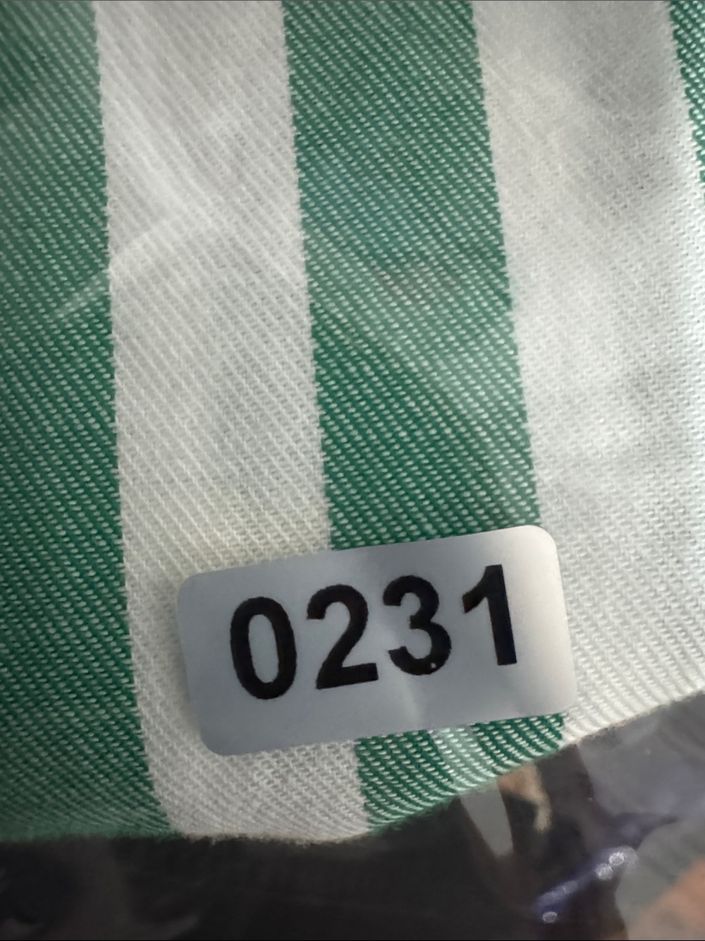 LOFT Mint Striped Button-Down Shirt - Picture 9 of 9